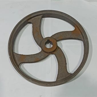 BULY GAN 30CM (3 TẤC) 2 RẢNH BẢNG B LỖ 25MM, 30MM ( PULLEY ) PULY KÉO TẢI