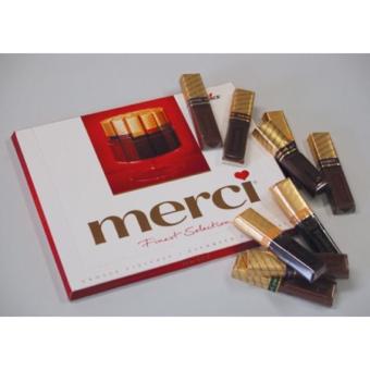 Socola Hỗn Hợp Merci Finest Đức Selection Hộp 250g Date 2024