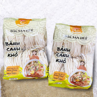 Bánh Canh Khô (Mì Vắt) Đặc Sản Huế -  Bánh Canh Bột Mì Loại Ngon Gói 350GR