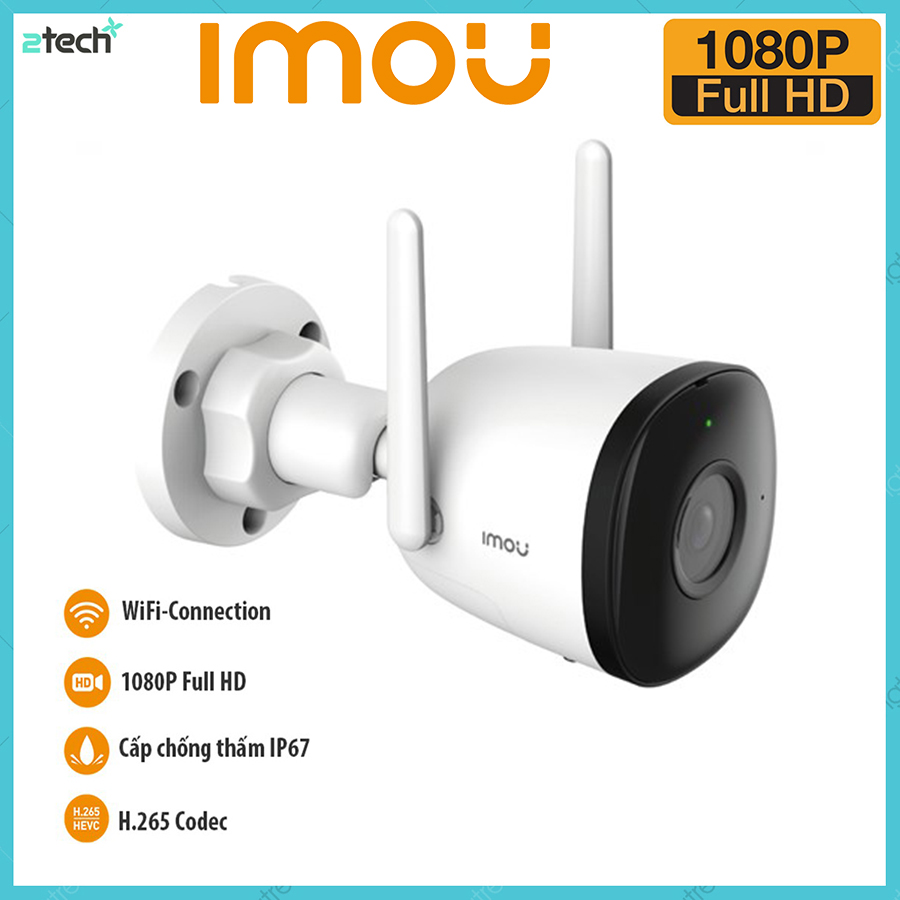 Camera ip wifi ngoài trời imou ipc-f22p 1080p full hd