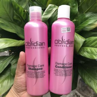 Dầu gội xả phục hồi tóc hư tổn Damage Care Obsidian 300mlx2