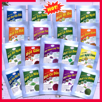 Bột Tạo Màu Thực Phẩm Tự Nhiên 20g Nguyên Chất Chợ Quê