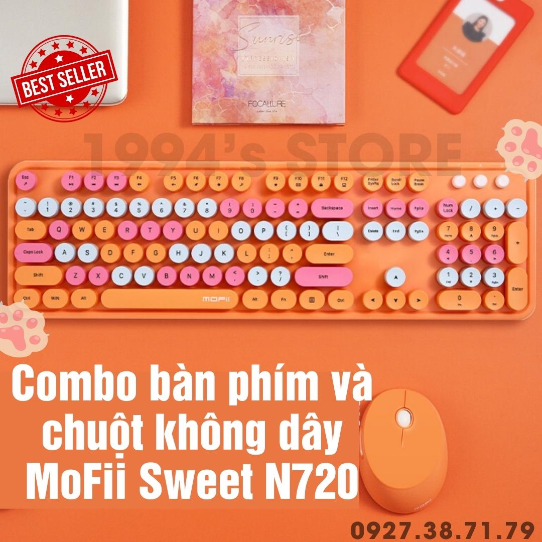 MoFii N720 - Combo bàn phím giả cơ và chuột MoFii Sweet Wireless 2.4G siêu