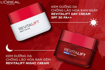 Kem dưỡng Loreal giảm nếp nhăn chống lão hoá Ngày hoặcĐêm 20ml