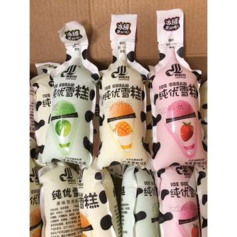 Thùng 40 Túi Kem Sữa Chua Hoa Quả Mix Vị Hàn Quốc Cực Ngon