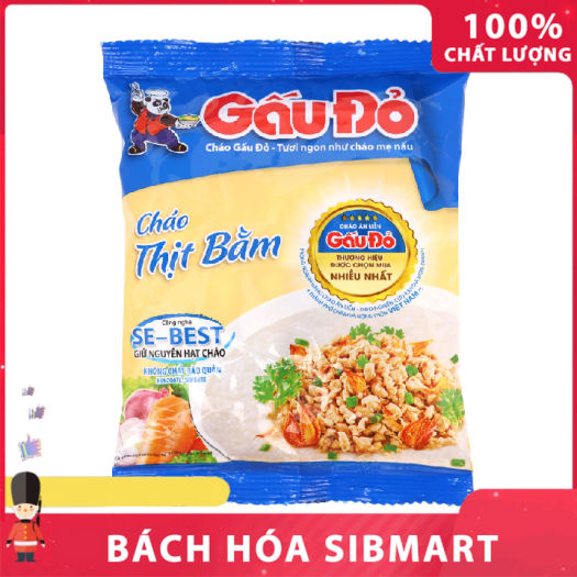 Cháo gấu đỏ ăn liền 50g - Bách Hóa SibMart - SA0011