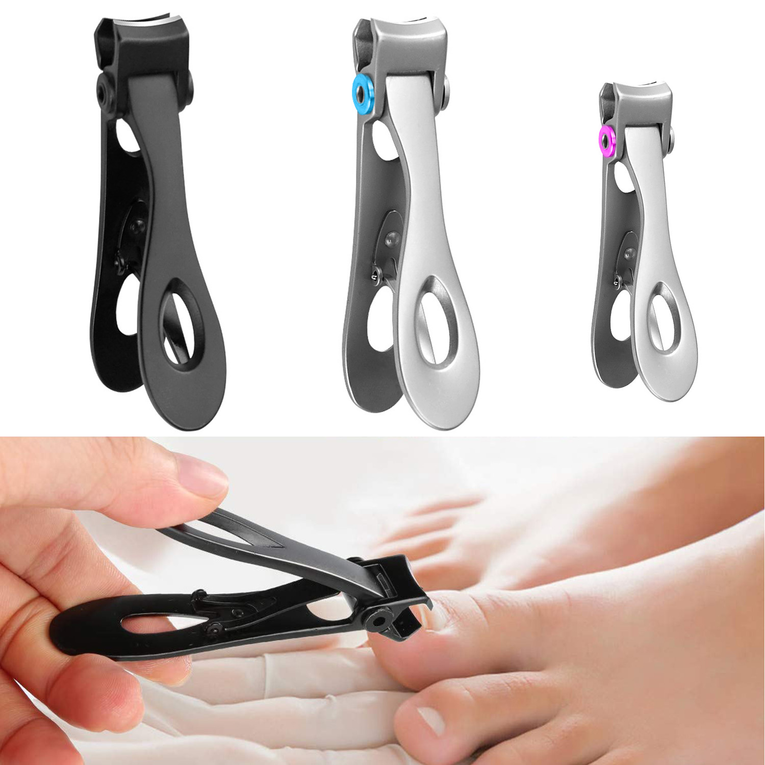 Extra Large Toe Nail Clippers For Thick Nails Heavy Duty Stainless