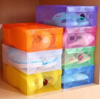 Combo 2 hộp đựng giày trong suốt