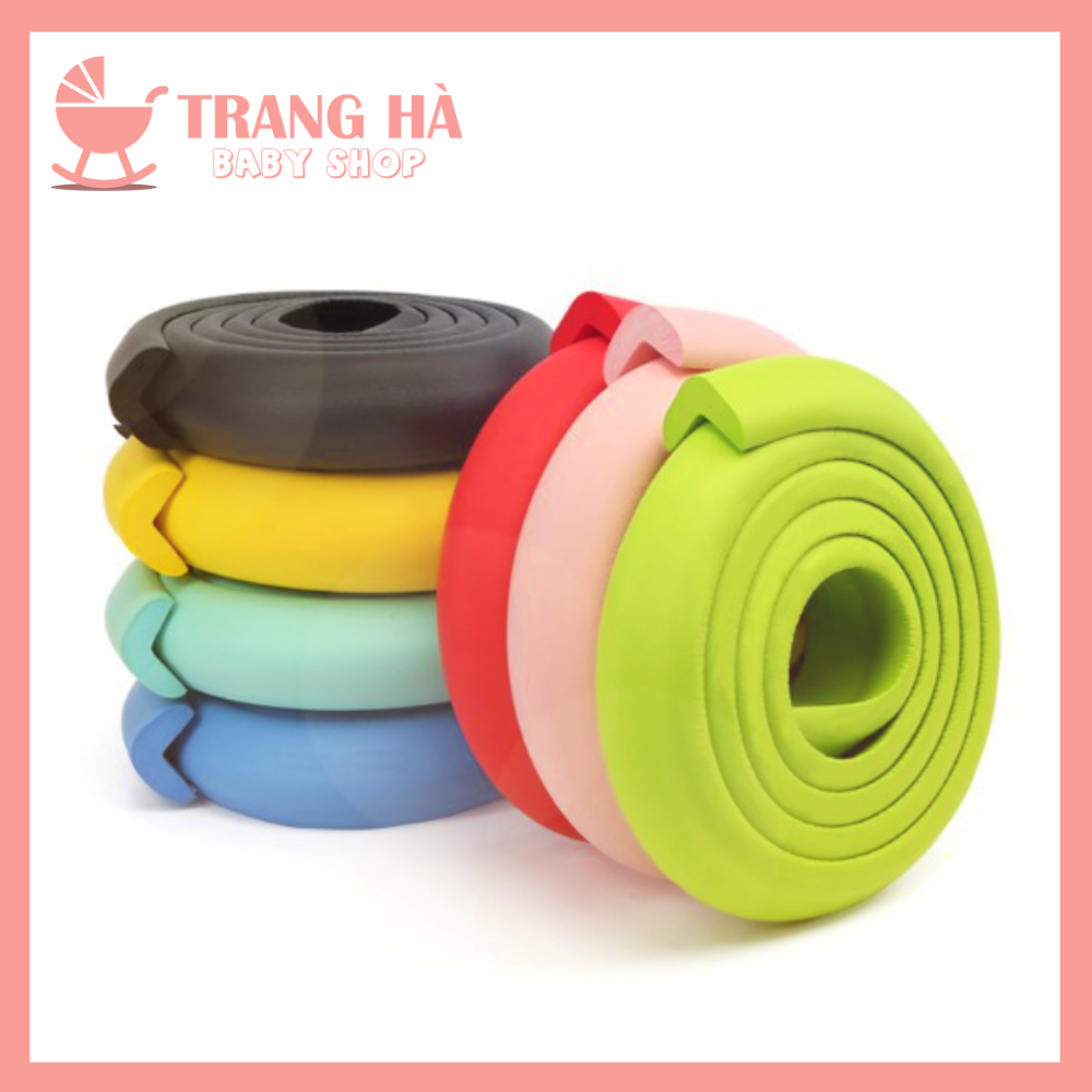 Cuộn Xốp Bọc Cạnh Bàn 2M - Dây Cao Su Che Bịt Cạnh Bàn, Ghế An Toàn Cho Bé