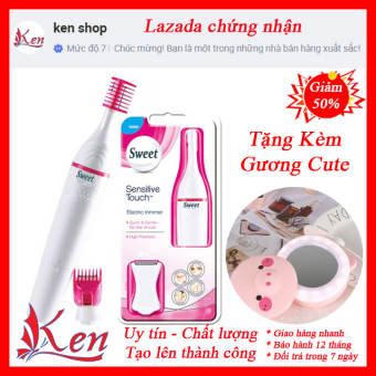 Máy cạo lông, máy tẩy lông đa năng- Máy cạo lông cho nữ- Cạo Lông Vùng Kín tỉa lông 5 in 1 - Tỉa lông bikini, lông mày, lông nách, lông chân tốt như jichen, philips, panasonic,.. nhóm màu: màu trắng