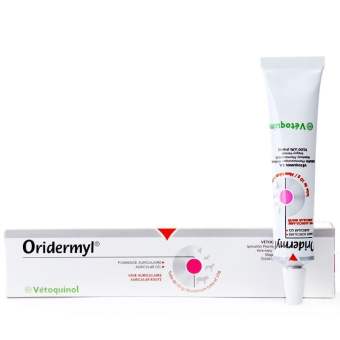 Oridermyl Thuốc bôi trị viêm, nấm tai cho chó mèo - Tuýp 10g