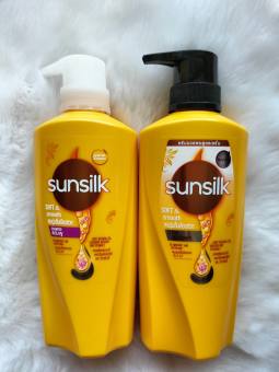 Combo Dầu gội và Dầu xả  Sunsilk Thái Lan Vàng siêu mềm mượt