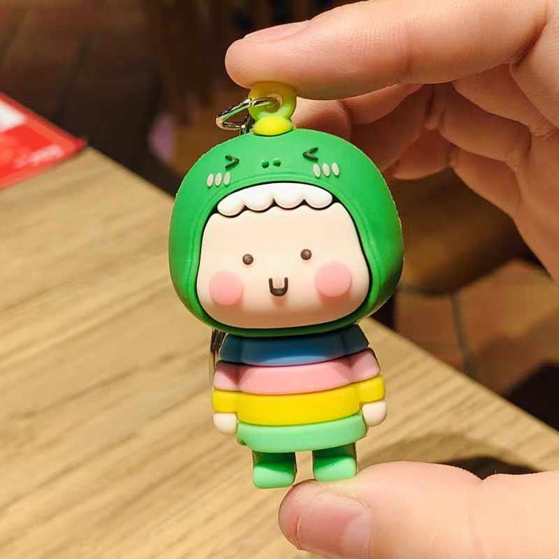 Móc khoá khủng long búp bê cute hottrend treo chìa khoá , balo túi xách