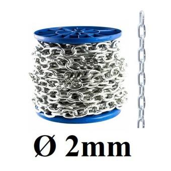 Dây Xích Sắt Mạ Kẽm Ø [ 2mm ]