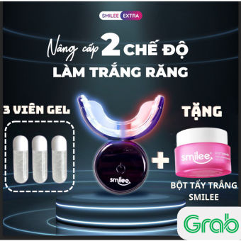 Smilee Extra-Máy tẩy trắng răng tại nhà Smilee cao cấp Extra hiệu quả gấp đôi phiên bản mới nhất tăng 20%