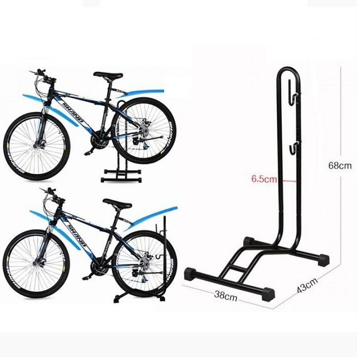 CHÂN CHỐNG XE ĐẠP CHỮ L CÓ MÓC DỰNG BÊN