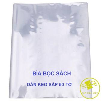 Sấp 50 tờ bìa bọc sách vở CƯỜNG THỊNH, phủ bọc sách vở (Trắng)