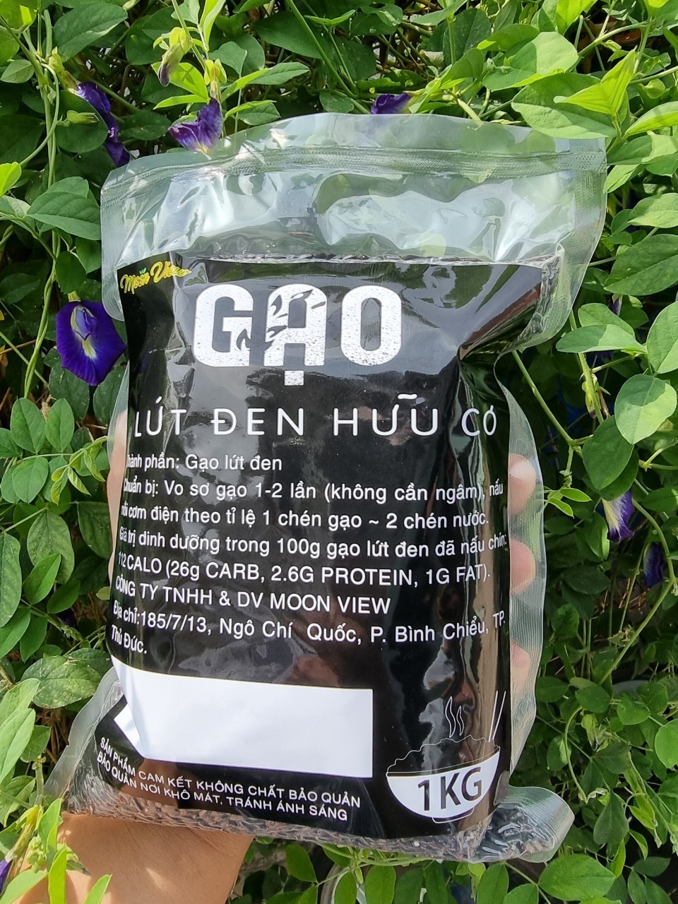 1 kg gạo lứt đen điện biên thơm ngon
