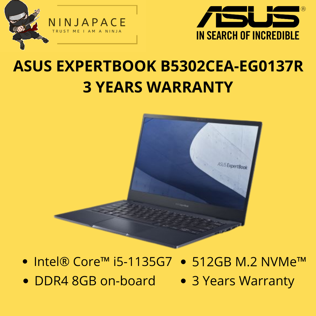 Expertbook Asus 14 Inch Laptop - Intel Core I5/I7, 16Gb Ram, 512Gb