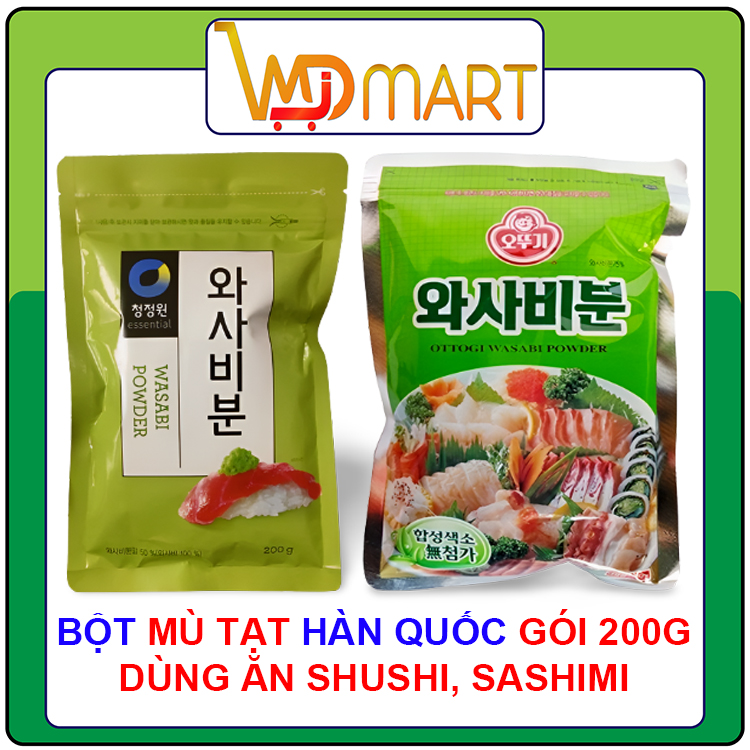 Bột Mù Tạt Xanh Hàn Quốc 200Gr