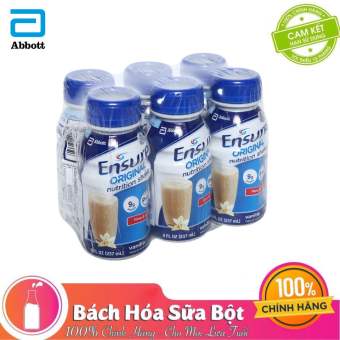 Sữa Nước Abbott Ensure Liquid Vanilla 237ml - Lốc 6 Chai