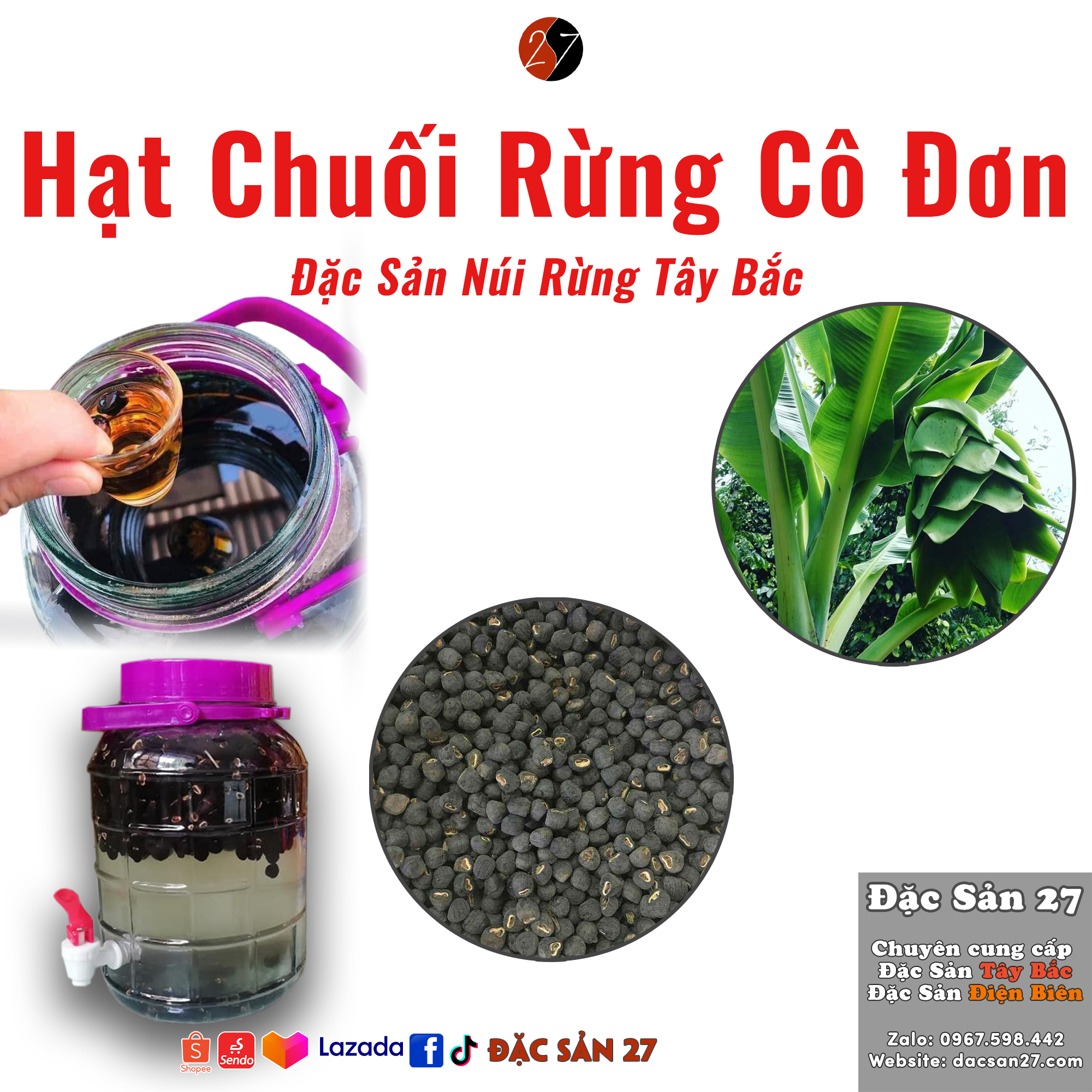 Hạt Chuối Rừng Cô Đơn Hàng Chuẩn Tây Bắc, ngâm vị như Chivas 21, sạch sẽ, không hóa chất, không chất bảo quản