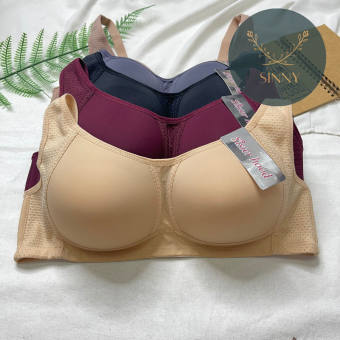 Áo ngực Thái Lan không gọng, không mút, áo lót thông hơi, nội y form to bigsize Sisterhood 1840, Sinny