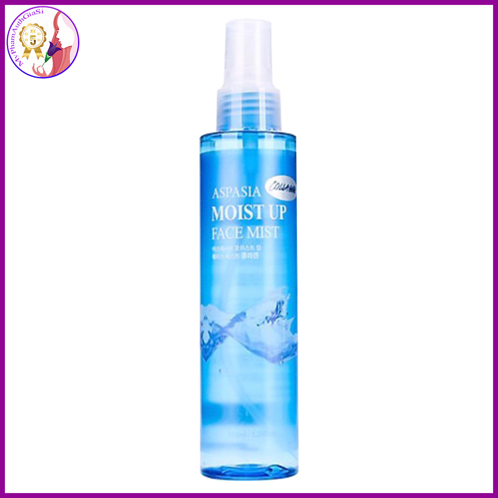 CHAI XỊT KHOÁNG ASPASIA MOIST UP FACE MIST 150ML - COLLAGEN
