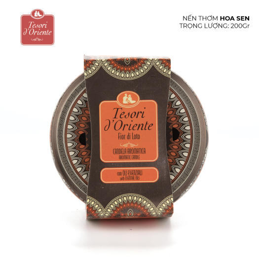Nến thơm Tesori d'Oriente  Hoa sen 200g