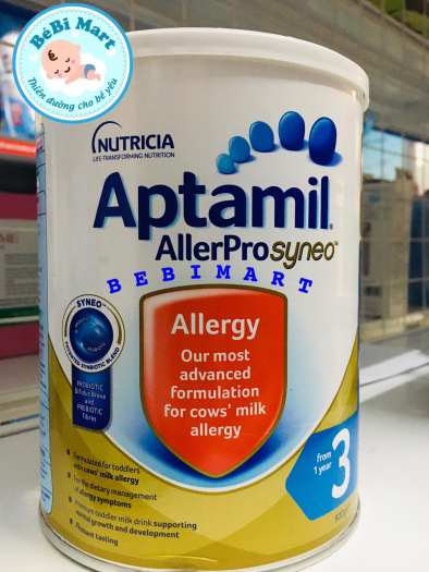 Sữa Aptamil AllerPro Syneo số 3 900G (dành cho bé dị ứng đạm sữa bò)