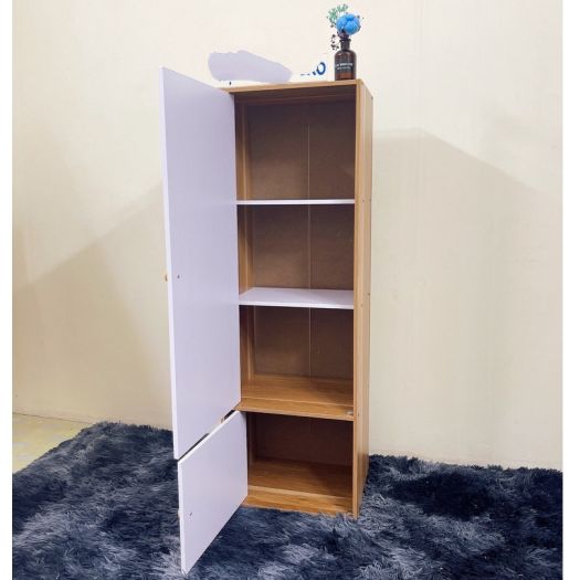 Tủ gỗ 1 buồng 3 ngăn. Kích thước 120 x 40 x 30cm. Gỗ MDF cao cấp, sang trọng, tiện dụng.