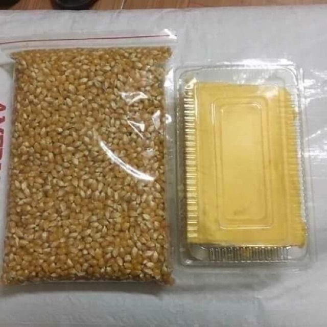 Sét Bắp Rang Bơ Tự Làm Tại Nhà Gói 1000 gram Tiện Lợi, Tiết Kiệm, Siêu Ngon