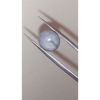 SPTG021 - Đá saphia trắng ghi có sao tự nhiên Lục Yên - Yên Bái