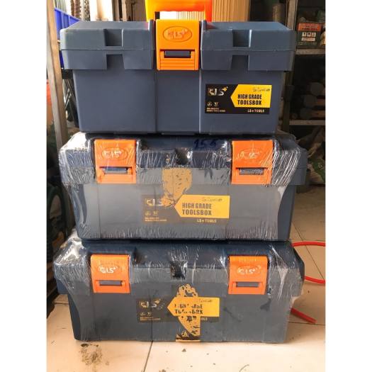 Thùng đựng đồ nghề Hiệu LS có khóa sắt size lớn 20"