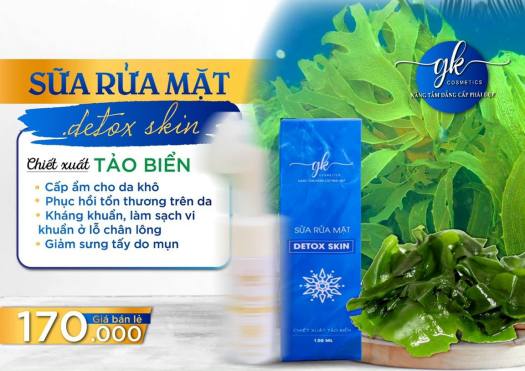 Sữa rửa mặt Tảo Biển Collagen x3