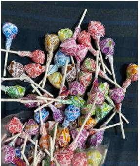 Kẹo mút hoa quả Dum - Dums - Mỹ