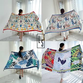 Khăn Choàng BOHO Đi Biển - Khăn Choàng Thổ Cẩm Vintage