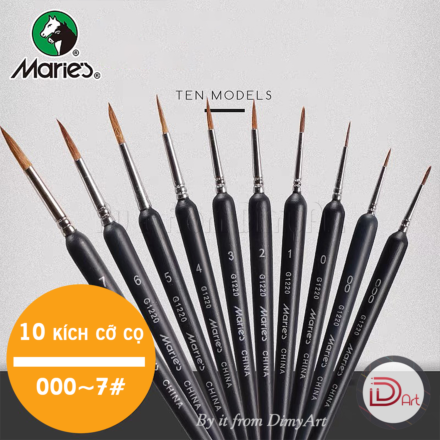 [HCM]Cọ đi nét cọ tỉa MARIEs Martol