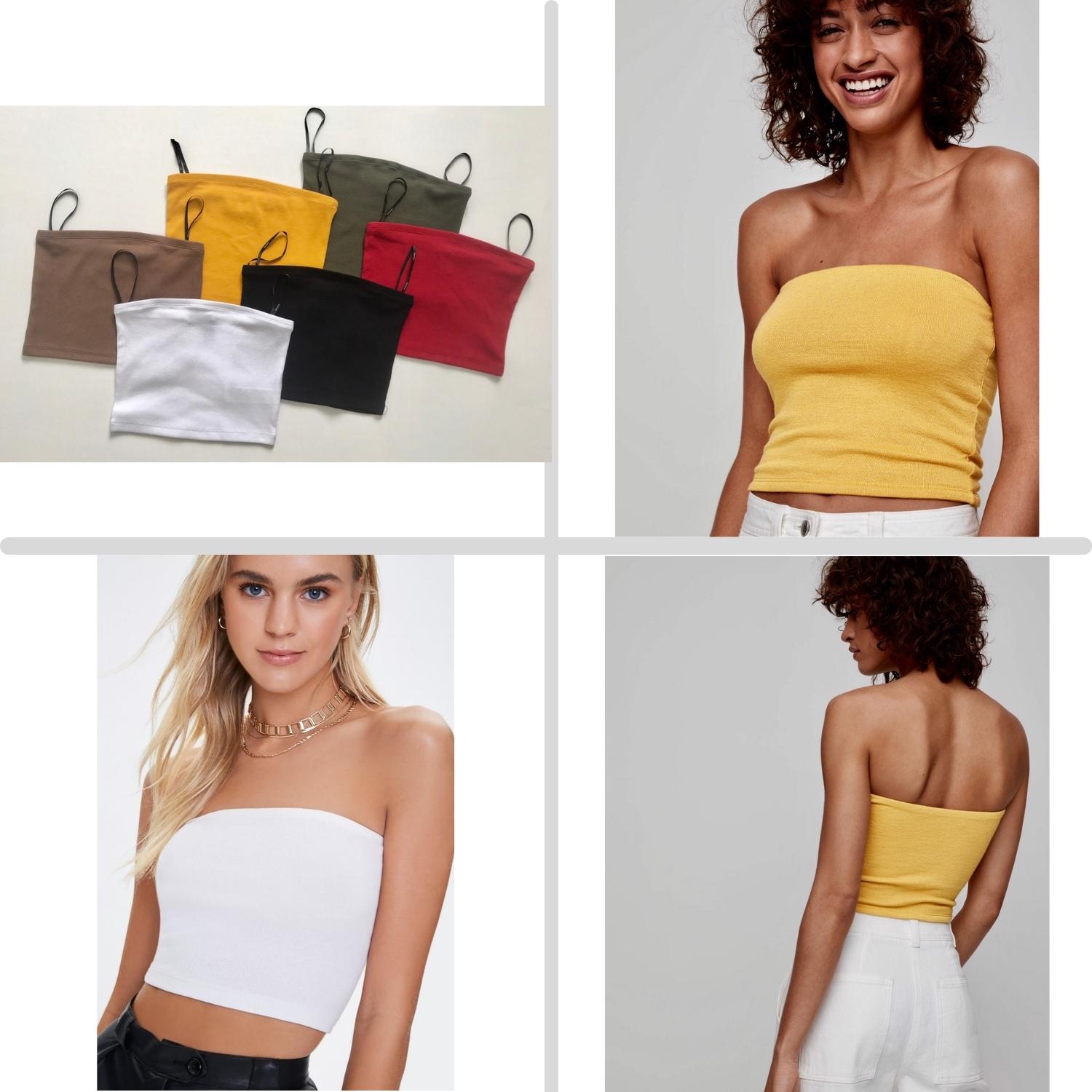 Áo ống nữ vnxk hãng F21 / Chất thun gân / Co giãn / Nhiều màu / Basic dễ mix&match / Áo croptop