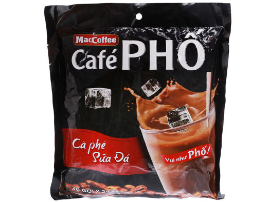 Bịch Cà phê sữa đá MacCoffee Café Phố 30 gói x 24g