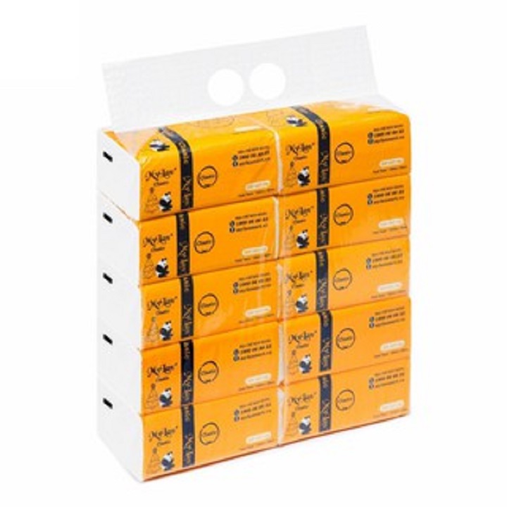 [HCM]10 GÓI Khăn giấy rút hình gấu trúc Mỹ Lan