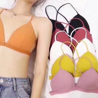 Áo Bra nữ cài trước mút mỏng, nâng ngực vừa- Áo Bra gân cài trước dây mảnh