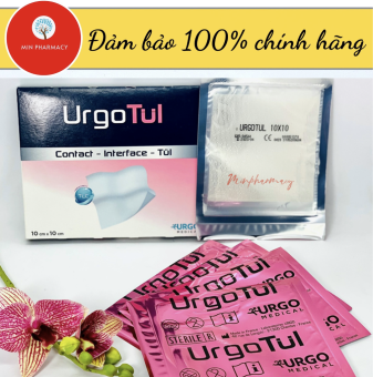 Gạc Mỡ Chống Dính Băng vết thương lớn Urgotul 10cm x 10cm - Minpharmacy
