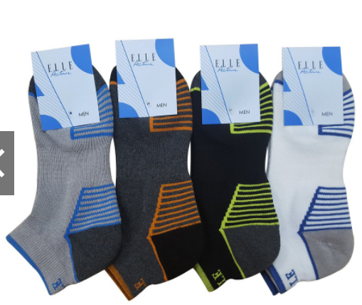 Set 4 đôi vớ thể thao cổ trung dành cho nam