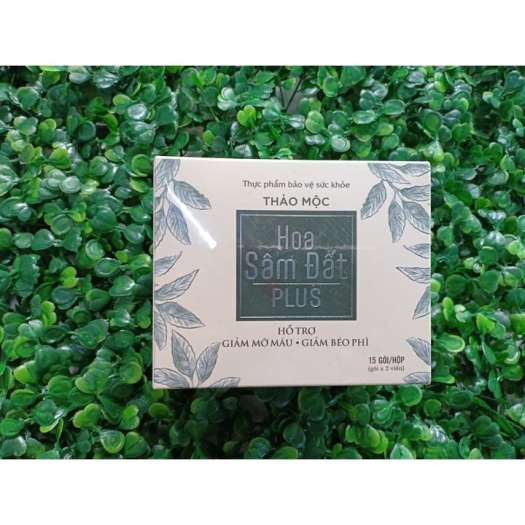 Trà giảm cân Hoa Sâm Đất Plus (15 gói)
