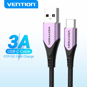 Vention USB Type C Cable Fast Charger Cord 3A Fast Charging Cable dây sạc type c sạc nhanh for SAMSUNG S21 HuaWei Mate 30 XiaoMi 11 Pro Realme 8 Poco M4 Redmi USB Type C Quick Charging Cable cáp sạc nhanh type c