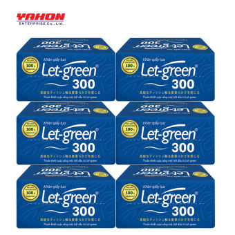 Khăn Giấy Lụa LET-GREEN 300 Tờ/Bao