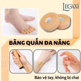 Cuộn Băng 4.4 mét quấn ngón tay ngón chân Băng khớp Bảo vệ Tay Giảm đau khi Chơi Tennis Quần vợt Bóng rổ Bóng chuyền Legaxi