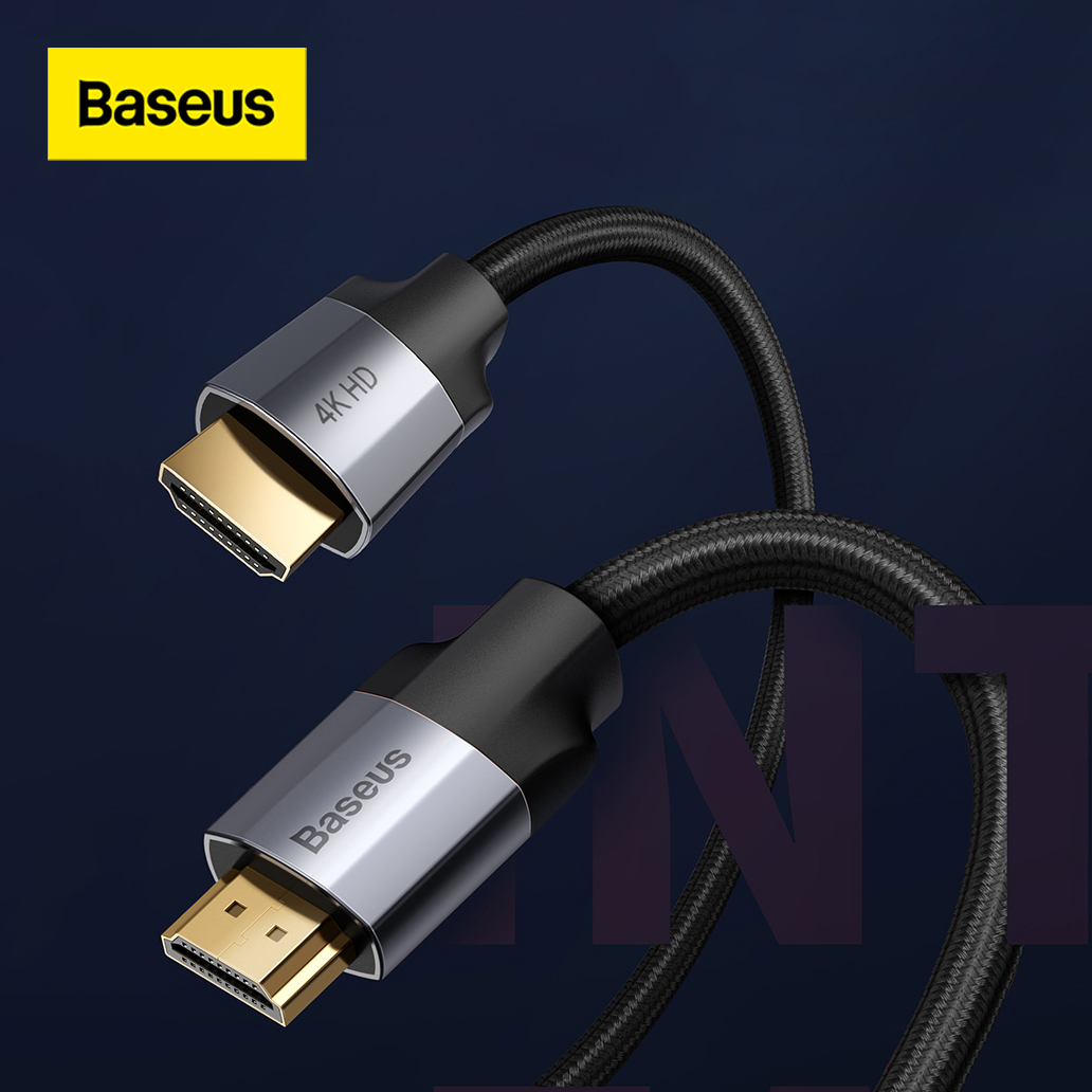 Baseus 4K HDMI Cable for Xiaomi Mi Box 4K HD to 4k HD Cable for PS5 PS4 HD HDMI-compatible Cable For Laptop TV Monitor Projectors