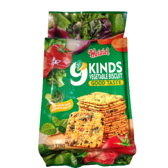 Bánh Ăn Kiêng 9 Loại Rau Củ Weisiel Hongkong Gói lớn 328gram - Bánh Dinh Dưỡng Dành Cho Người Giảm Cân